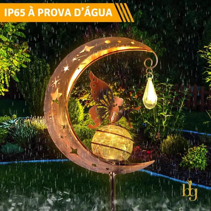 Luminária Solar Para Jardim Fada da Lua Bigstock