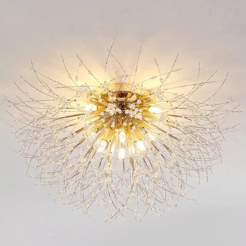 Lustre Cristal Dente-de-Leão Moderno Nordic Bigstock