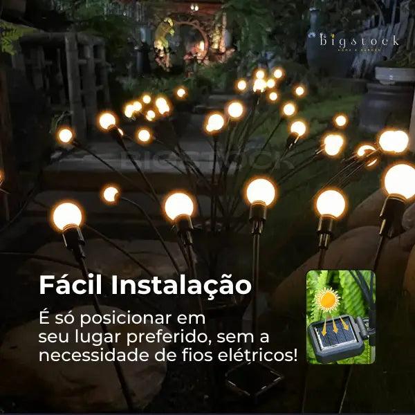 Luminária Solar para Jardim Vagalume PowerGlow Bigstock